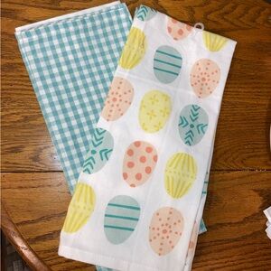 Easter Egg Kitchen Towel Set of 2  - NWT